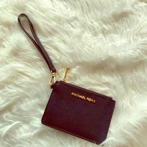 Michael Kors wristlet navy blue